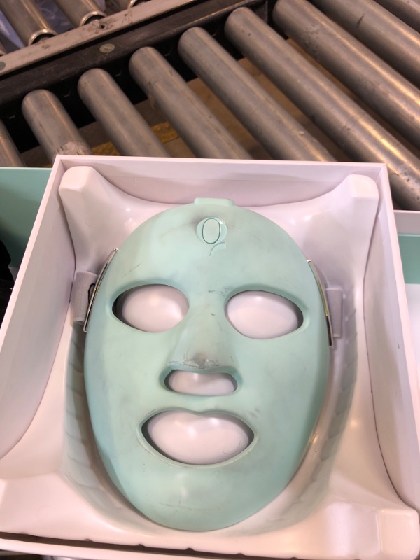 Photo 1 of Qure Red Light Therapy for Face – LED Mask with 5 Light Modes for Anti-Aging, Acne, Wrinkles & Dark Spots, 3-Min Wireless Daily Treatments, Smart App Control with Reminders, FDA Cleared