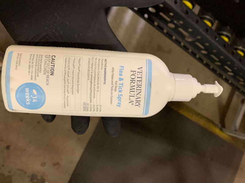 Photo 1 of Veterinary Formula Flea and Tick Spray for Dogs, 8 oz – Easy-to-Use Dog Flea Spray, Kills on Contact, Prevents Egg & Larval Development for 14 weeks