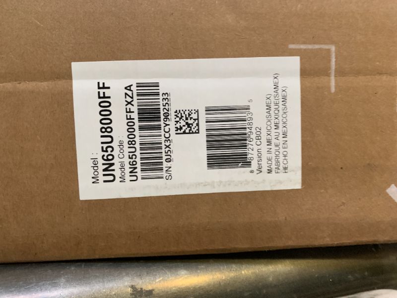 Photo 1 of Samsung 65-Inch Class Crystal UHD U8000F 4K Smart TV (2025 Model) Endless Free Content, Crystal Processor 4K, MetalStream Design, Knox Security, Alexa Built-in