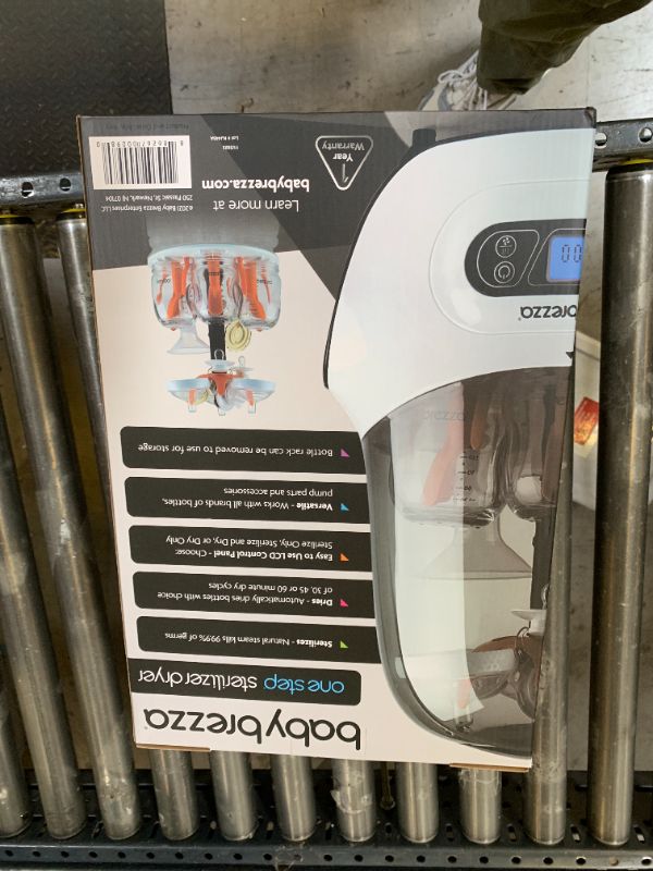 Photo 1 of Baby Brezza Baby Bottle Sterilizer and Dryer Machine – Electric Steam Sterilization - Universal Fit - Pacifiers, Glass, Plastic, and Newborn Feeding Bottles