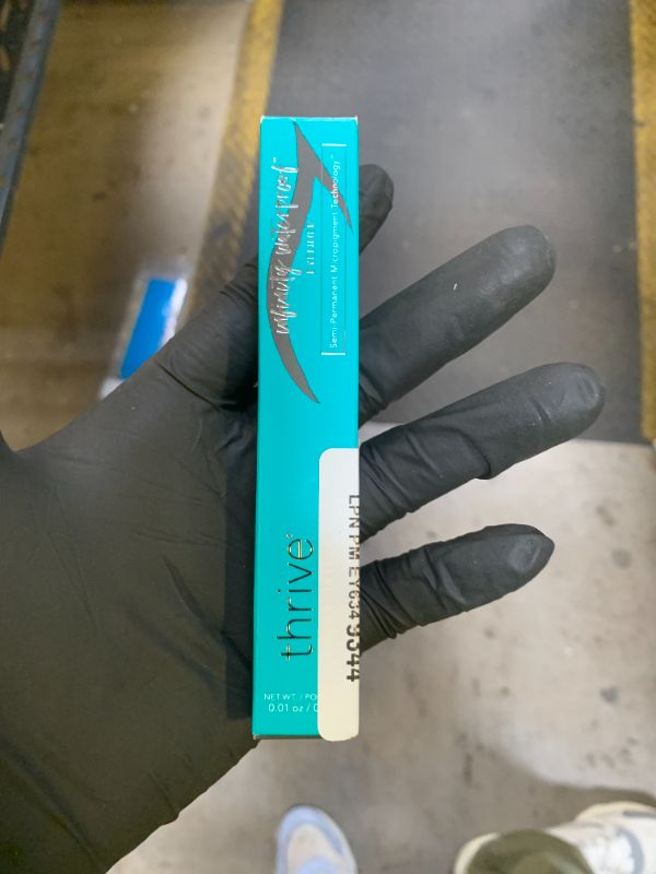 Photo 1 of Thrive Causemetics Infinity Waterproof Eyeliner Pencil, Built In Sharpener & Smudge Tip, Long Lasting, Smudge Proof, Hyaluronic Acid & Shea Butter, Vegan & Cruelty Free, Hoda (Slate Grey Matte)
