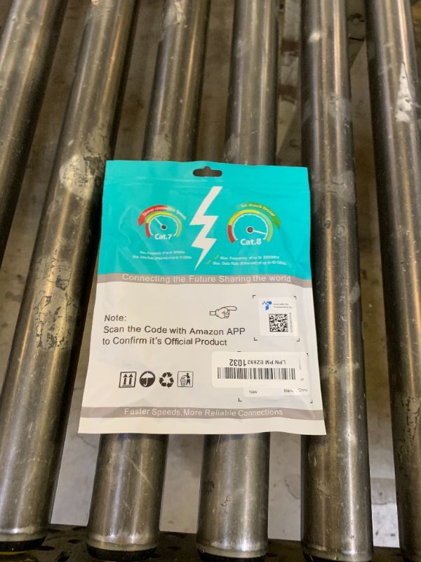 Photo 1 of Vabogu Cat 8 Ethernet Cable, 3ft Heavy Duty High Speed Internet Network Cable, 26AWG, 2000Mhz 40Gbps with Gold Plated RJ45 Connectors, Shielded for Indoor & Outdoor Use