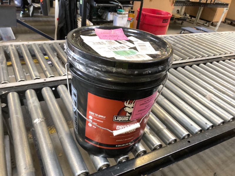 Photo 1 of Liquid Rubber Driveway Restore - Highly Flexible Asphalt Coating Fills Cracks and Revitalize, Easy to Use and Apply, 5 Gallon