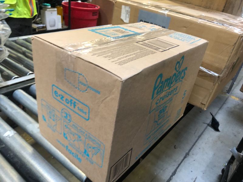 Photo 1 of Pampers Diapers - Cruisers 360 - Size 5, 128 Count, Babyproof up to 100% Leakproof Pull-On Diaper