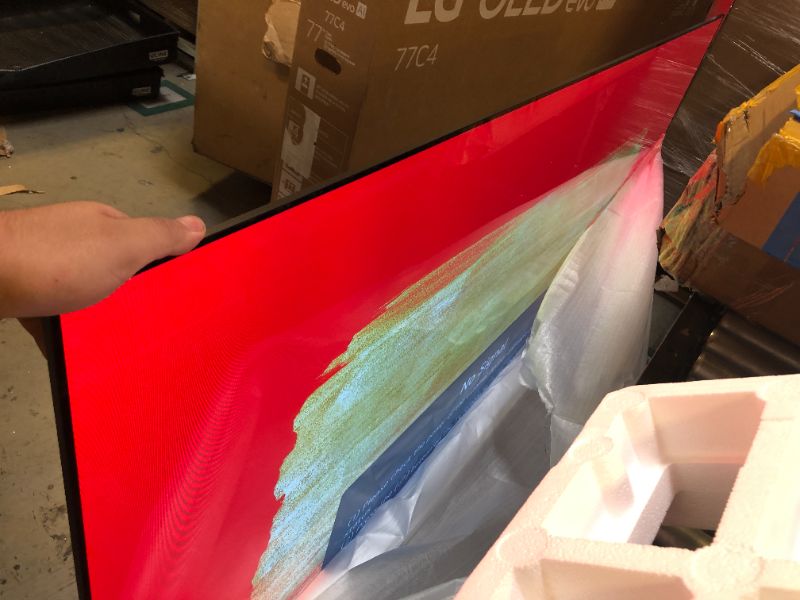 Photo 1 of LG 77-Inch Class OLED evo C4 Series Smart TV 4K Processor Flat Screen with Magic Remote AI-Powered with Alexa Built-in (OLED77C4PUA, 2024)