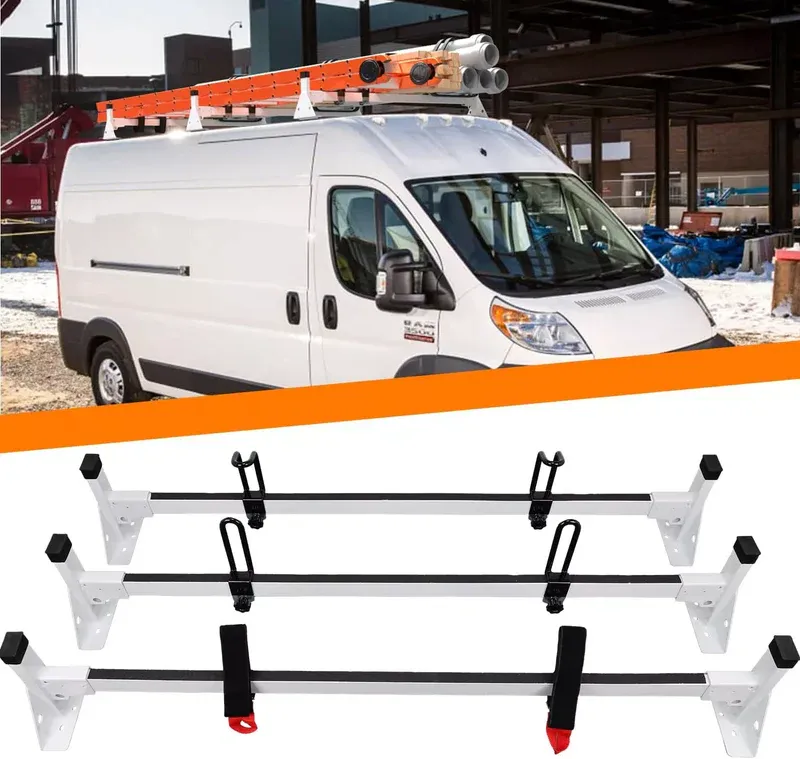 Photo 1 of Melipron Van Roof Ladder Racks Fit for RAM ProMaster 2013-On
