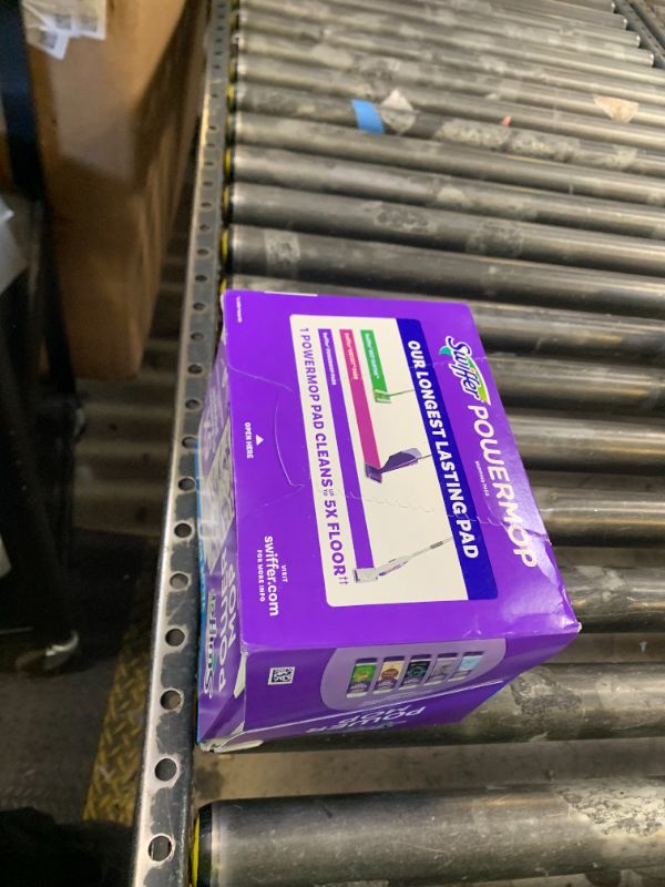Photo 1 of Swiffer PowerMop Multi-Surface Mopping Pad Refills, Made by Swiffer, for Floor Cleaning, 11 Count