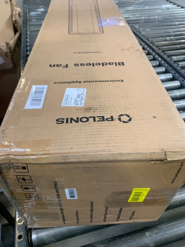 Photo 1 of PELONIS 40" Smart Bladeless Fan for Bedrrom - Tower Fan, Alexa/Google/WiFi, DC Motor, 6 Speeds, 4 Modes, Remote, 7H Timer, 90° Oscillation, Safe for Home and Office