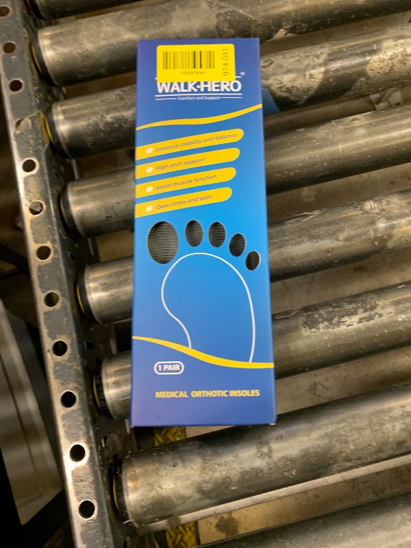 Photo 1 of Plantar Fasciitis Feet Insoles Arch Supports Orthotics Inserts Relieve Flat Feet, High Arch (Mens 5-5 1/2 | Womens 7-7 1/2)