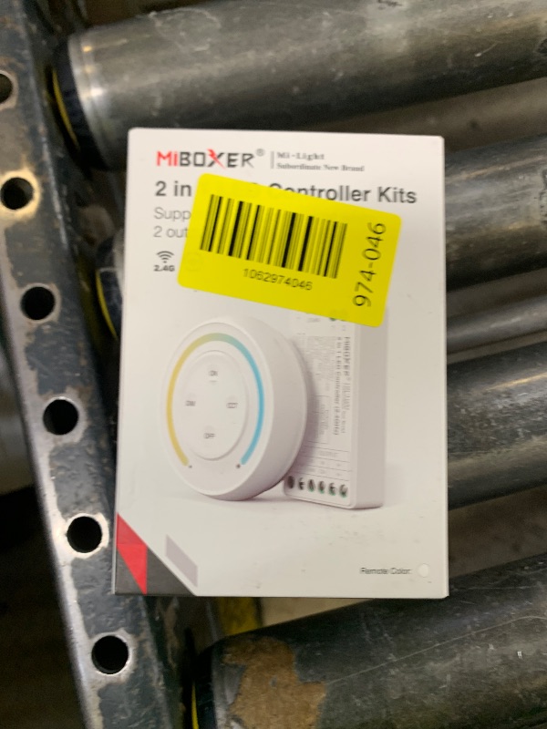 Photo 1 of PAUTIX Single Color+CCT LED Controller Kit,2.4G RF Wireless Remote Control,2in-1 LED Controller/Dimmer,for 2835/COB/CCT LED Strip Light,with White Remote,12-24V 144W-288W(Without Battery)