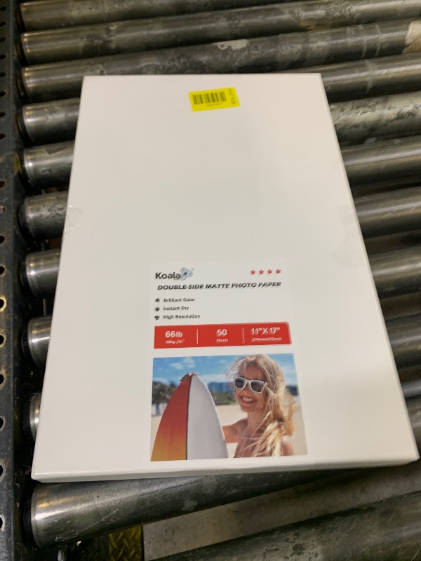 Photo 1 of Koala Double Sided Matte Thick Photo Paper 11x17 Inches Heavyweight 50 Sheets 250gsm Compatible with Inkjet Printer and Dye Ink
