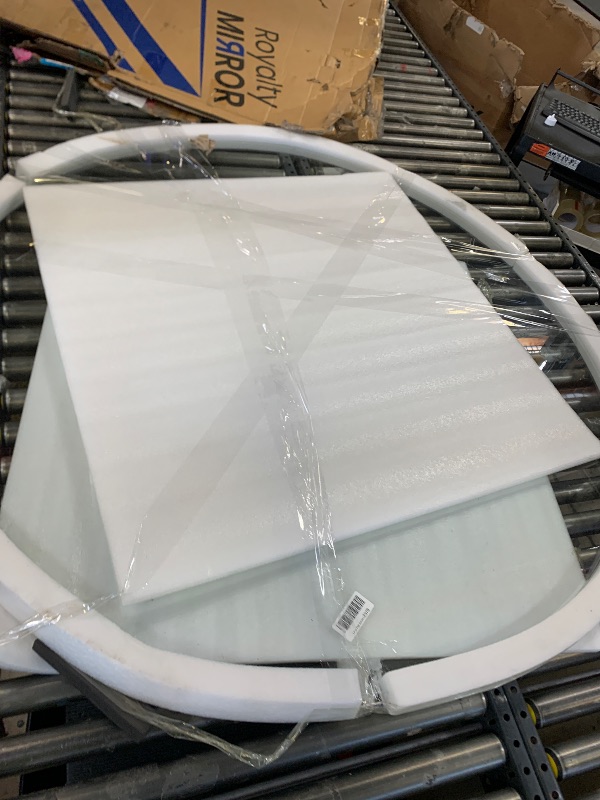 Photo 1 of Royalty 60" Inch Round Tempered Glass Table Top – Clear Table Top Glass – Useful for Replacement, Tabletop Protector, Patio, Dining, Coffee, Desks - 1/4" Thick Flat Polished Edge