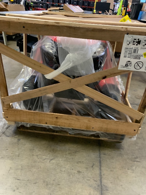 Photo 1 of Craftsman 42" Gas Riding Lawn Mower with 17.5 HP* Briggs and Stratton Single-Cylinder Engine, Gas Lawn Tractor with 7-Speed Transmission, Red/Black