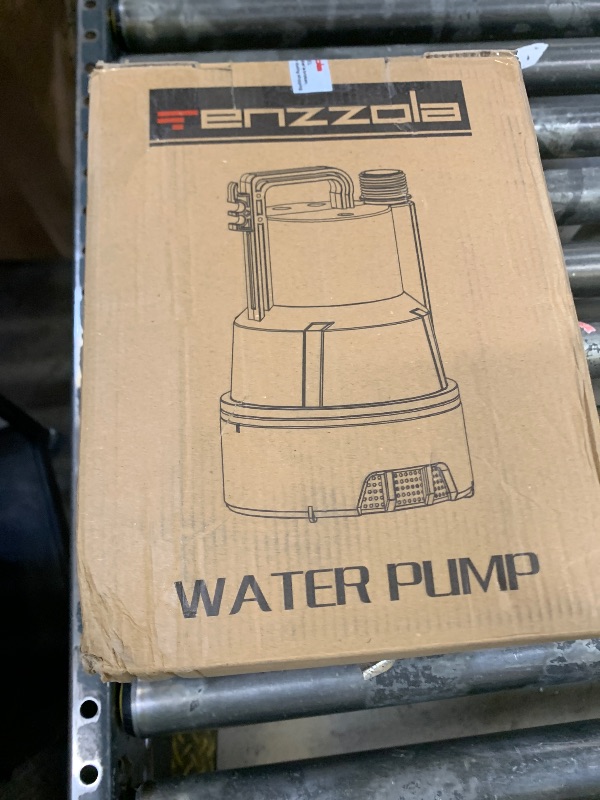 Photo 1 of Tenzzola Sump Pump, 1/3 HP 2400GPH Submersible Utility Water Pump, Thermoplastic Portable Electric Water Removal Transfer Pump with 16.4FT Cord for Swimming Pool Basement Garden Pond Tubs Draining