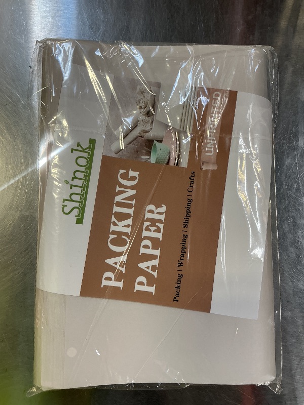 Photo 1 of 100 Sheets Packing Paper for Moving, Newsprint Paper for Packing Wrapping, Wrapping Paper for Packaging Glasses Dishes - Must Have Packing Supplies for Moving Box Filler(12 * 24in)