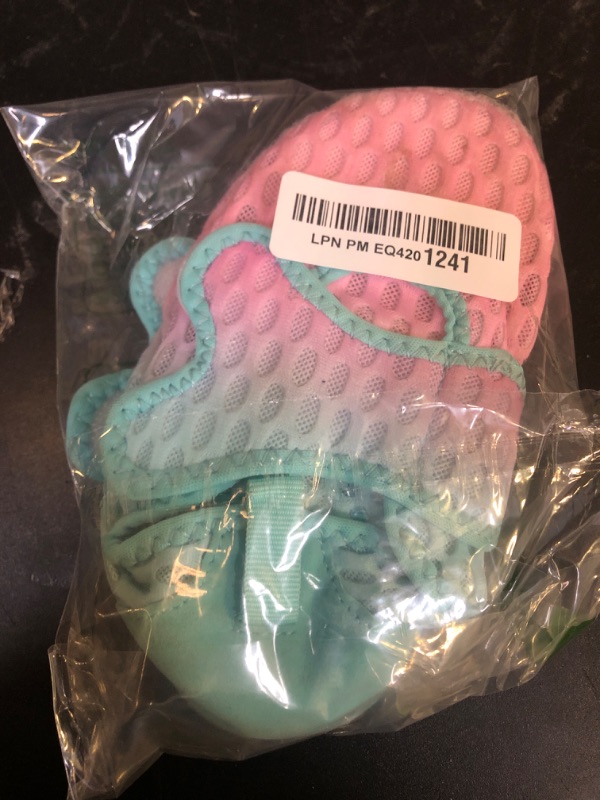 Photo 1 of XIHALOOK Toddler Boys Girls Lightweight Swim Shoes Beach Water Sports Barefoot Non-Slip Green Pink, 9-9.5 Toddler