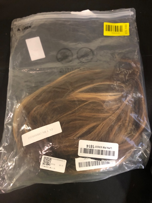 Photo 1 of 4/27 Highlights Bob Wigs Human Hair Wear and Go Glueless Ombre Highlight 13X4 HD Lace Short Bob Frontal Wigs Human Hair Pre Plucked with Baby Hair Transparent Honey Blonde Bob Wig Lace Frontal Wig