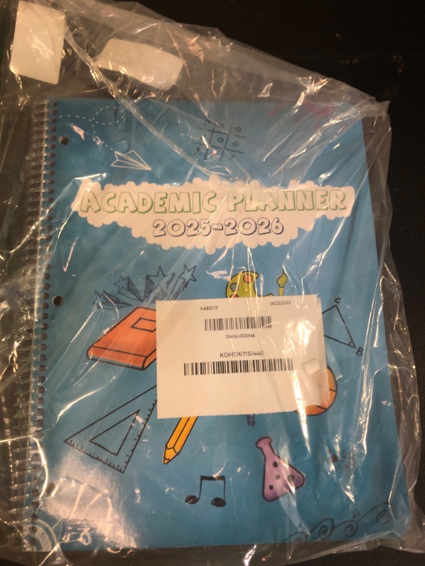 Photo 1 of Dated Elementary Student Planner 2025-2026 Academic School Year, Large (8.5" by 11") Matrix Style Datebook with Create Cover