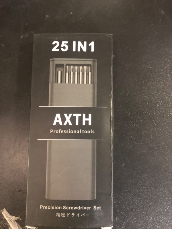 Photo 1 of AXTH 25-in-1 Small Precision Screwdriver Set, Professional Magnetic Mini Repair Tool Kit for Phone, Computer, Watch, Laptop, Macbook, Ring Doorbell, Eyeglass, Electronic, [Bearing Steel] Screw Driver