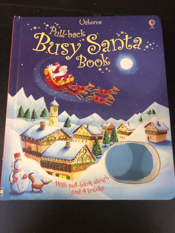 Photo 1 of Usborne pullback busy santa book
