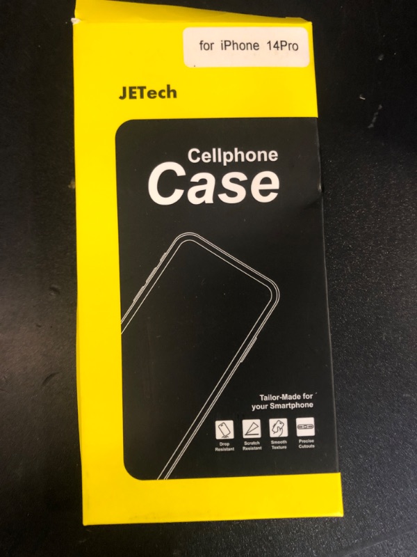 Photo 1 of JETech Ultra Slim Case for iPhone 14 Pro 6.1-Inch, Camera Lens Cover Full Protection, Lightweight Matte Finish PP Hard Minimalist Case, Support Wireless Charging (Deep Purple)