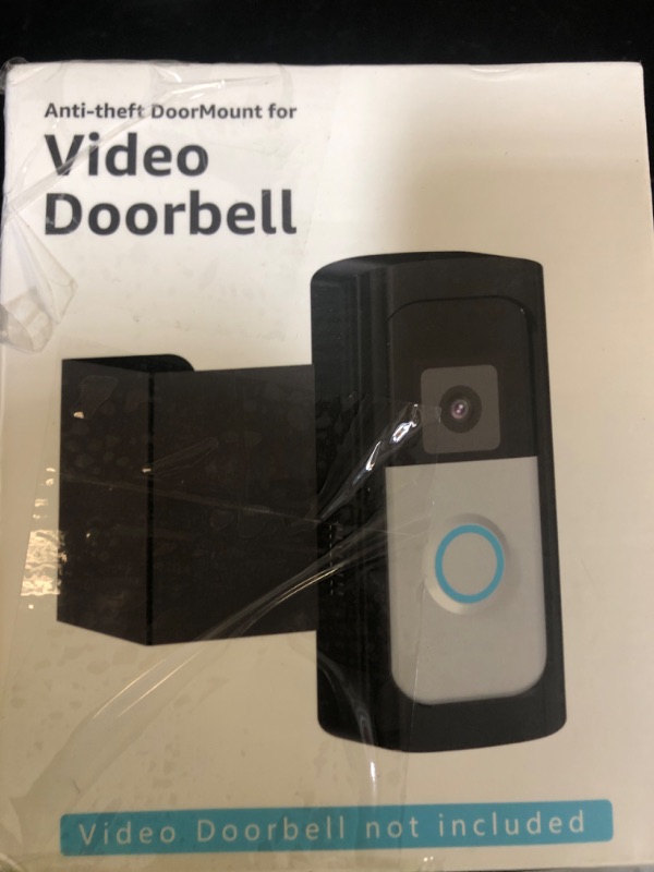 Photo 1 of Ring Doorbell Mount, Anti-Theft Ring Camera Mount Bracket Holder Compatible with All-new Battery Doorbell/(2020 Release)/Battery Doorbell Plus/Pro, Not Block Doorbell Motion Sensor (Silver)