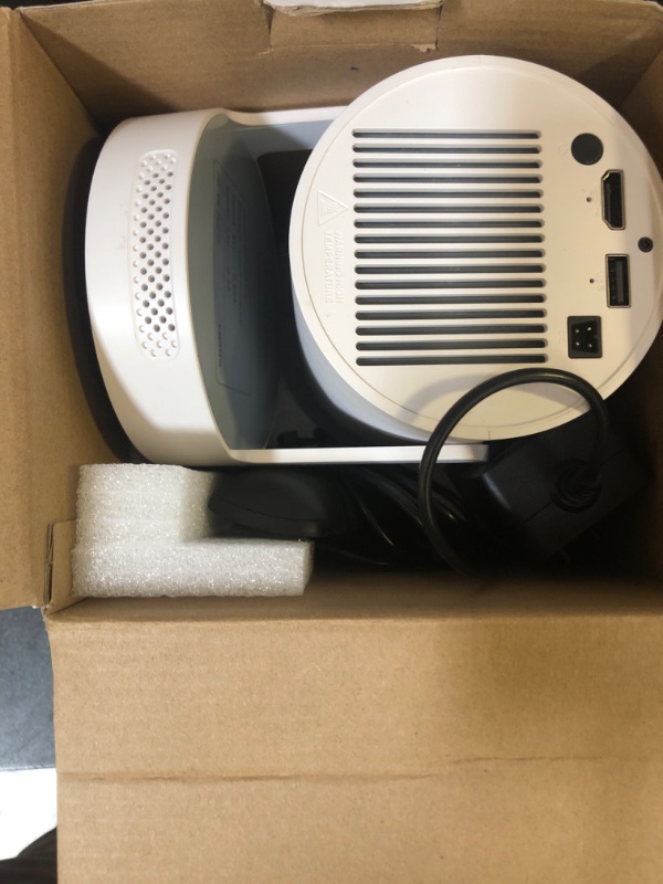 Photo 1 of ?Electric Focus?Mini Portable Projector with 4K Support, Bluetooth 5.4 WIFI6, 5watt Sound Base Speaker, 260 ANSI, Android 11, 210° Rotation , Auto Keystone Correction Video Projector HY300 PLUS