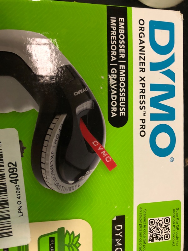 Photo 1 of DYMO Embossing Label Maker with 3 DYMO Label Tapes Organizer Xpress Pro Starter Kit Ergonomic Design For Home DIY & Crafting