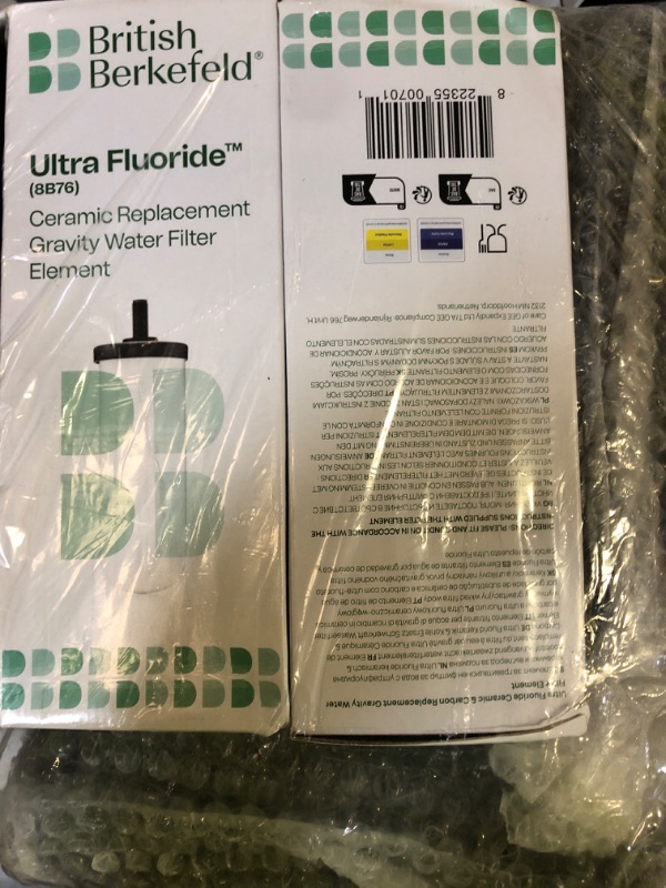 Photo 1 of British Berkefeld Ultra Flouride Ceramic Replacement Gravity Water Filter Element