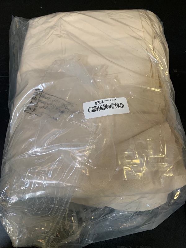 Photo 1 of 10 Yards x 63 Inches Cotton Muslin Fabric Textile Natural Unbleached Cotton Fabric Bleached or Unbleached Muslin Cloth Apparel Boho Wide Roll Backing Material Quilting Sewing