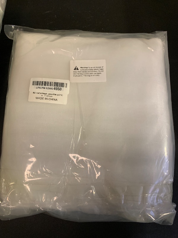 Photo 1 of 10' x 12' Large Fruit Tree Netting for Squirrels and Birds with Drawstring, Insect Bird Netting Pest Barrier for Garden Protection (White)