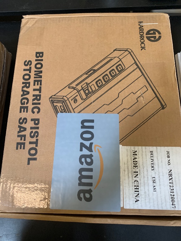 Photo 1 of [ 20% Larger Capacity ] Biometric Gun Safe with Fingerprint Lock Box,Large Pistol safes for Handgun,nightstand Hidden Gun Storage for Bedside,Quick Access?Ammunition Storage Security Box for Home