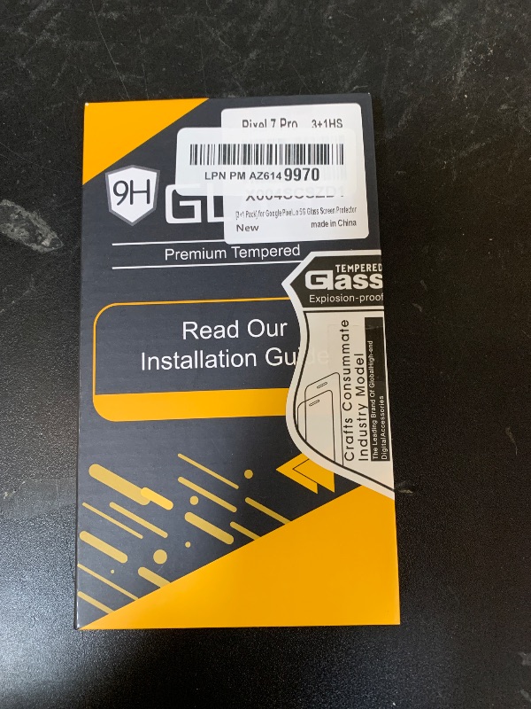 Photo 1 of [3+1 Pack] for Google Pixel 7 Pro Screen Protector, 9H Tempered Glass, Ultrasonic Fingerprint Compatible, 3D Curved, HD Clear Scratch Resistant for Google Pixel 7 Pro 5G Glass Screen Protector