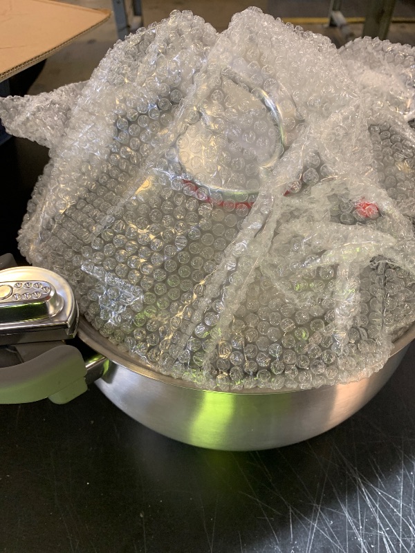 Photo 1 of WELLOXY 7.5Qt Micro-Pressure Stock Pot with Locking Lid for Faster Cooking, Tri-Ply Stainless Steel Stew/Soup/Casserole/Pasta Pot for Induction & Gas Stovetop, Non Toxic Kitchen Cookware, PFOA Free