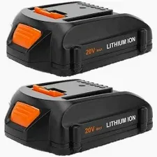 Photo 1 of 3.6Ah WA3525 20V Battery Replacement for WORX 20V Power Share Max 20V Lithium-ion Battery Compatible with WORX 20V WA3575 WA3520 WG151s WG891 Leaf Blower Tools