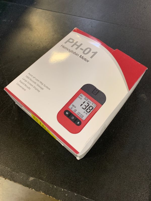Photo 1 of Hemoglobin Test Kits with 25 Hemoglobin Test Strips, Hemoglobin Test Meter for Home Use, Hemoglobin Tester at Home