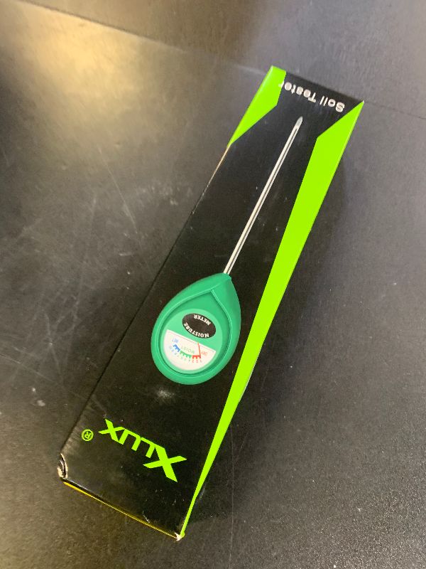 Photo 1 of XLUX Soil Moisture Meter, Plant Water Monitor, Hygrometer Sensor for Gardening, Farming, Indoor and Outdoor Plants, No Batteries Required