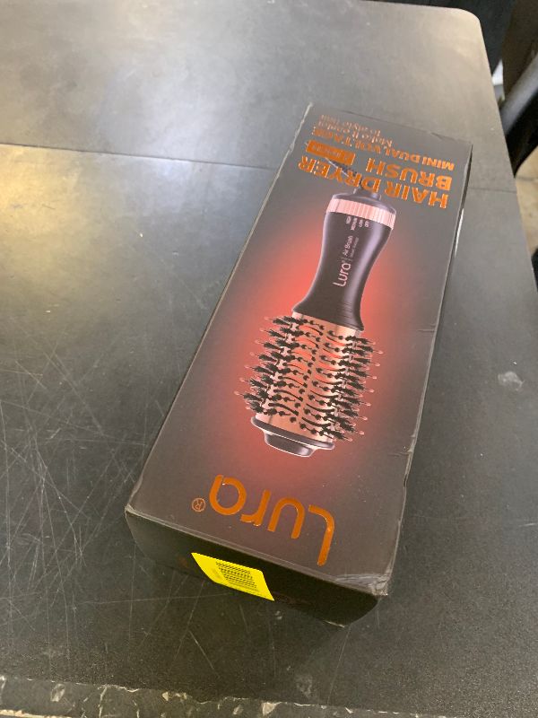 Photo 1 of Automatic Dual Voltage Hair Dryer Brush with European Plug,Mini Travel Blow Dryer Brush for Women,Portable Light Weight One Step Hair Dryer and Styler for Kids