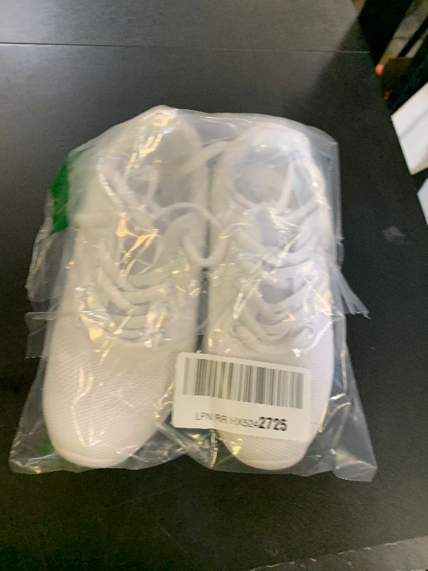 Photo 1 of BAXINIER Girls White Cheerleading Shoes Breathable Youth Cheer Competition Sneakers Athletic Training Dance Tennis Walking Shoes - White 13 Little Kid