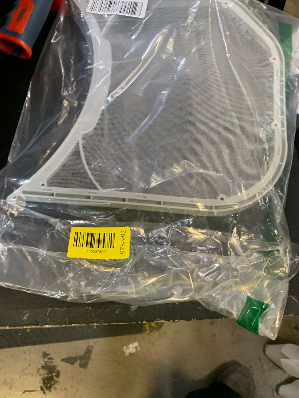 Photo 1 of DLEX3900W DLEX3550W DLEX3570W DLEX3885W DLEX3360R DLEX3371W DLEX3370R DLEX3360W DLEX3360V Dryer Lint Filter Screen Trap Replaces For LG DLEX3370V DLEX3250W DLEX3470V DLEX3570V DLEX3370W DLEX3900B