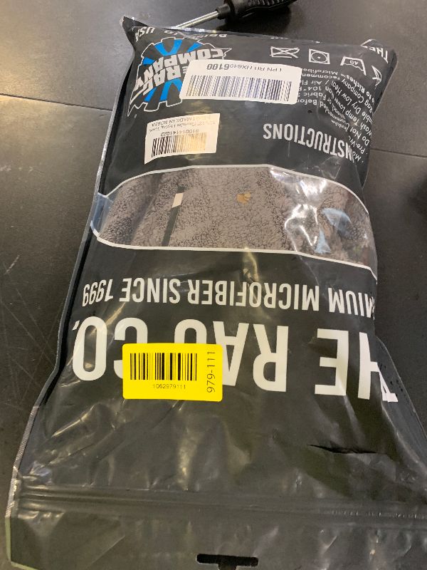 Photo 1 of The Rag Company Gauntlet Car Drying Towel - 70/30 Korean Microfiber, Dries Faster Without Scratching, 900gsm, 12x12 inches, Ice Grey/Grey, 3 Pack