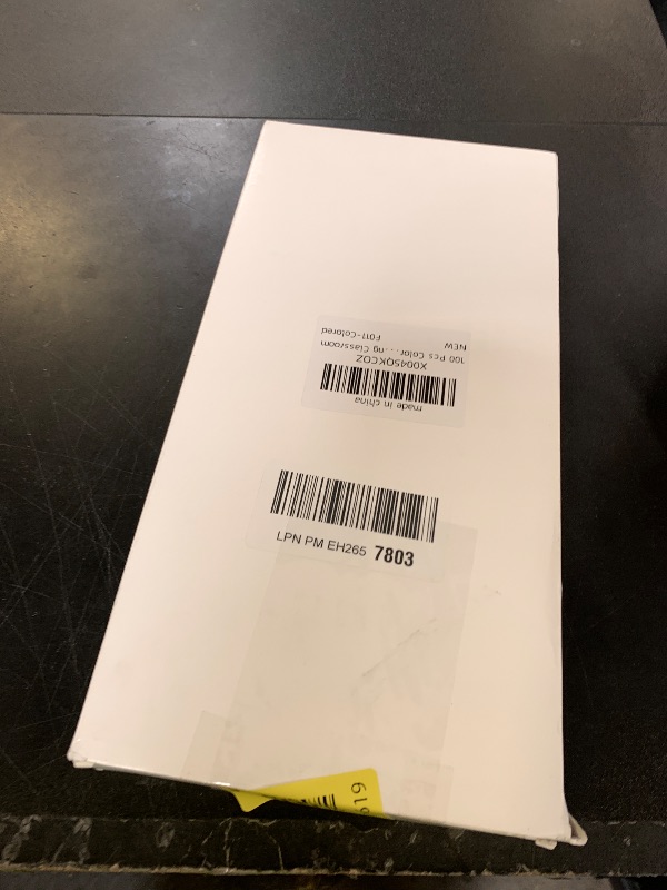 Photo 1 of 100 Pcs Colored Clothes Pins Wooden, Colored Clothespins for Crafts 2.9 Inch, Clothing Pins for Hanging Classroom