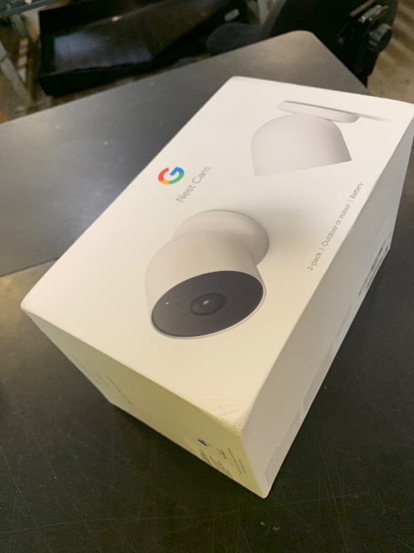 Photo 1 of Google Nest Cam Outdoor or Indoor, Battery - 2nd Generation - 2 Count (Pack of 1)