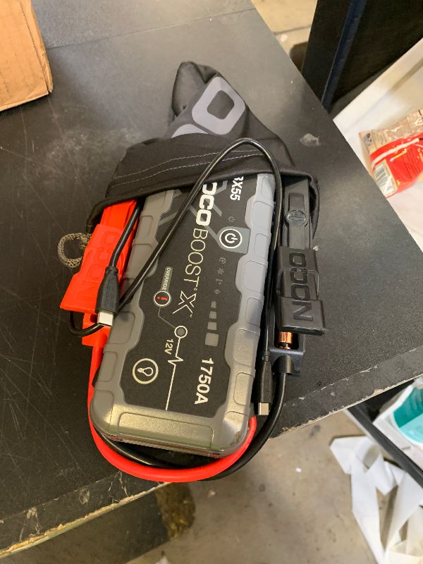 Photo 1 of NOCO Boost X GBX55: 1750A UltraSafe Jump Starter – 12V Lithium Battery Booster Pack, Portable Jump Box, Power Bank & Jumper Cables - for 7.5L Gas and 5.0L Diesel Engines