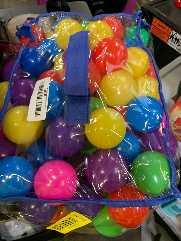 Photo 1 of Vanland Ball Pit Balls for Baby and Toddler Phthalate Free BPA Free Crush Proof Plastic - Multicolored Pit Balls in Reusable Play Toys for Kids with Storage Bag