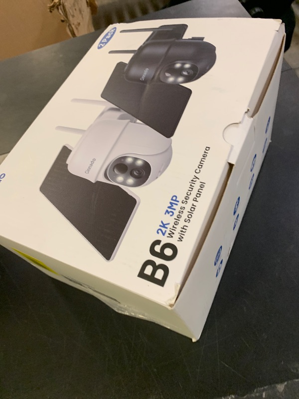 Photo 1 of 2K Cameras for Home Security-2.4G WiFi Outdoor Camera Wireless Solar/Battery Powered with solar panel, 360° Viewing, AI Human Detection, Color Night Vision, with SD Storage, Works with Alexa(2 Pack)