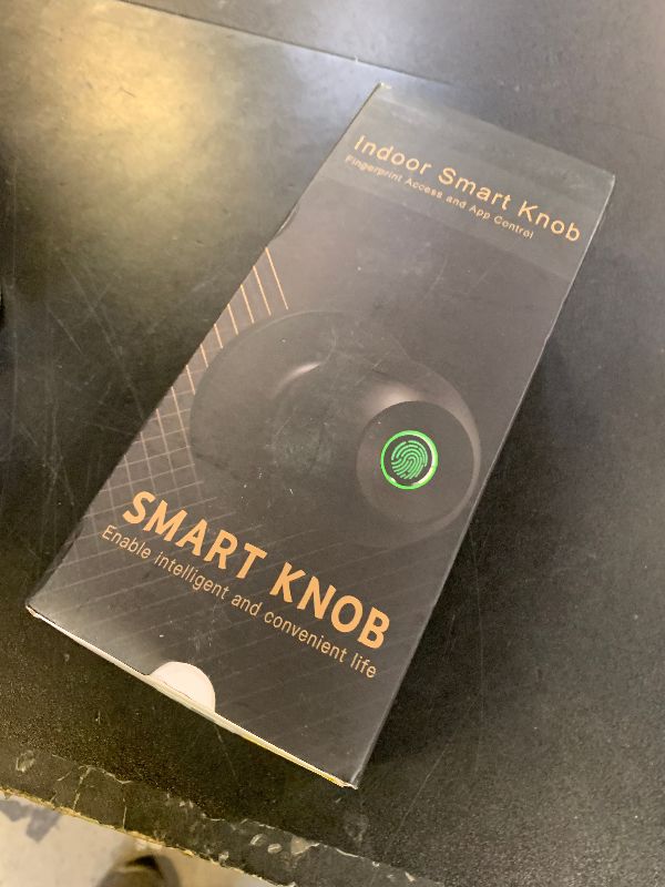Photo 1 of HEI LIANG Fingerprint Door Lock?Smart Door Knob, Smart Biometric Door Lock Fingerprint Door knob with App Control Suitable for Bedroom,Utility Room,Apartments Offices,Hotels(Black)