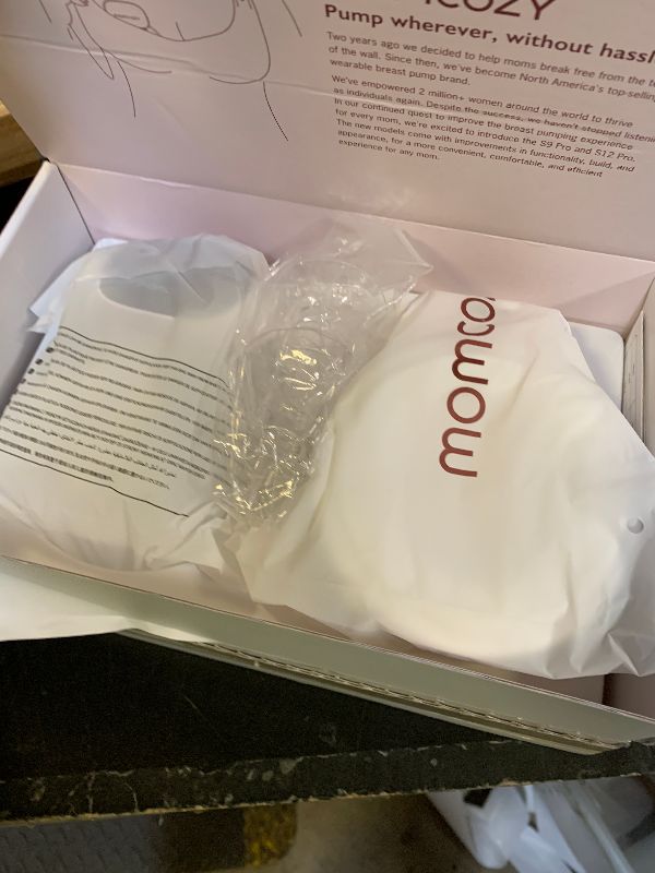 Photo 1 of Momcozy S9 Pro Upgraded Wearable Breast Pump, Hands-Free Design with Extended Battery Life & LED Display, Double Electric Portable Pump with 2 Modes & 9 Levels, 24mm, 2-Pack, Gray