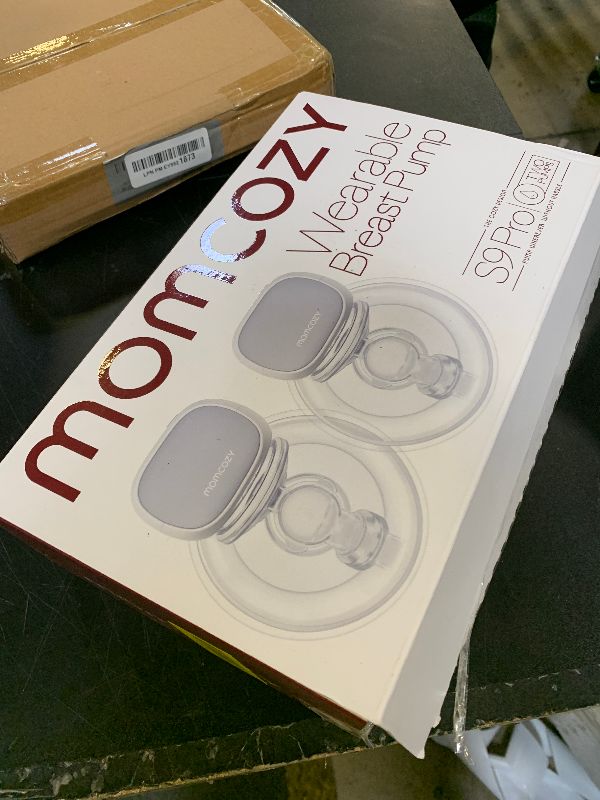 Photo 1 of Momcozy S9 Pro Upgraded Wearable Breast Pump, Hands-Free Design with Extended Battery Life & LED Display, Double Electric Portable Pump with 2 Modes & 9 Levels, 24mm, 2-Pack, Gray