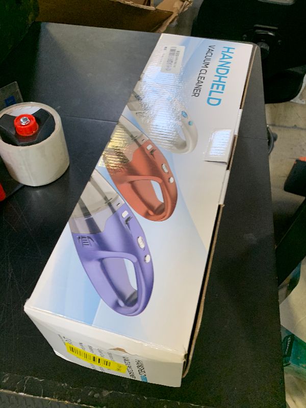 Photo 1 of FUOAYOC Handheld Vacuum Cordless, Hand Vacuum Cordless Rechargeable with LED Light/Multi Accessories,1.6lbs Car Portable Vacuum Cleaner for Pet Hair, Home, Car, Office